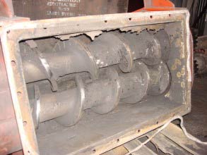 被磨损的螺钻 被磨损的螺钻