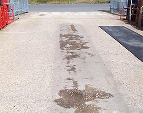 钢瓶卸载区的反复损坏 钢瓶卸载区的反复损坏