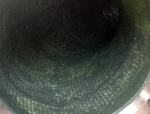 用贝尔佐纳 (Belzona) 1813 注浆的瓷砖完成施工 用贝尔佐纳 (Belzona) 1813 注浆的瓷砖完成施工